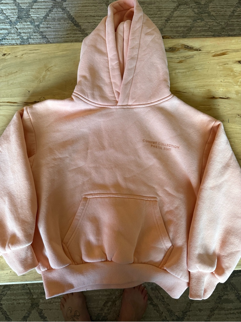 Comfrt Pastel Kids Hoodie in the gorgeous Creamsicle color 🍑🧡
